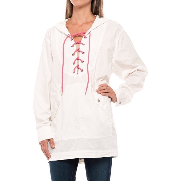 Free People Jackets & Blazers - windbreaker/hooded tunic